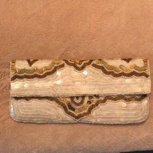 Arden B sequined clutch